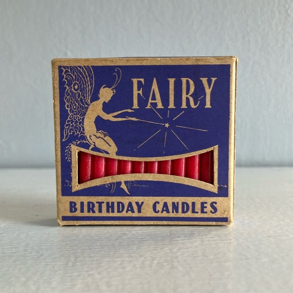 Vintage Pink Fairy Birthday Candles - Emery Industries, Inc. - Cincinnati, Ohio - Picture 1 of 8